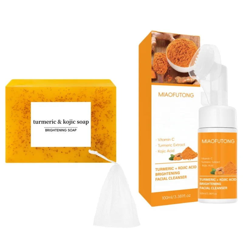 Kit pulizia viso alla curcuma