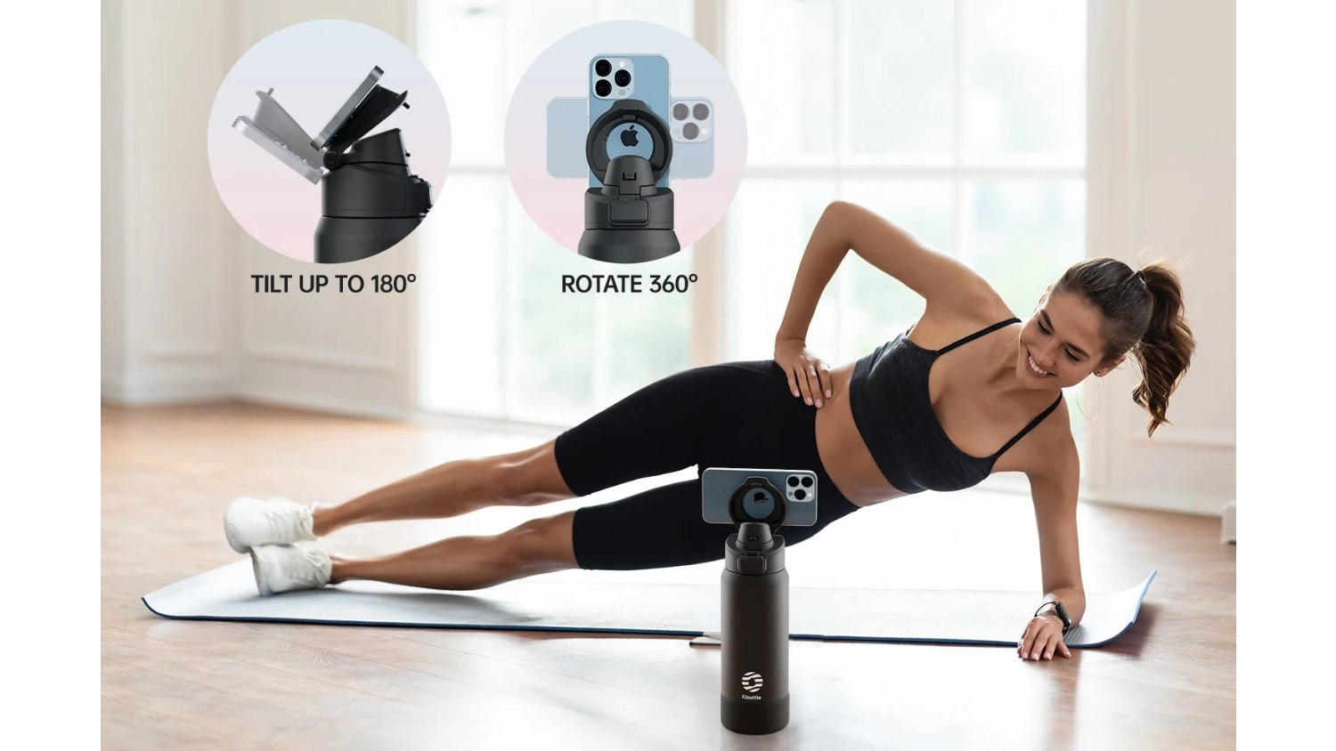 Borraccia termica magnetica Fjbottle in acciaio inox